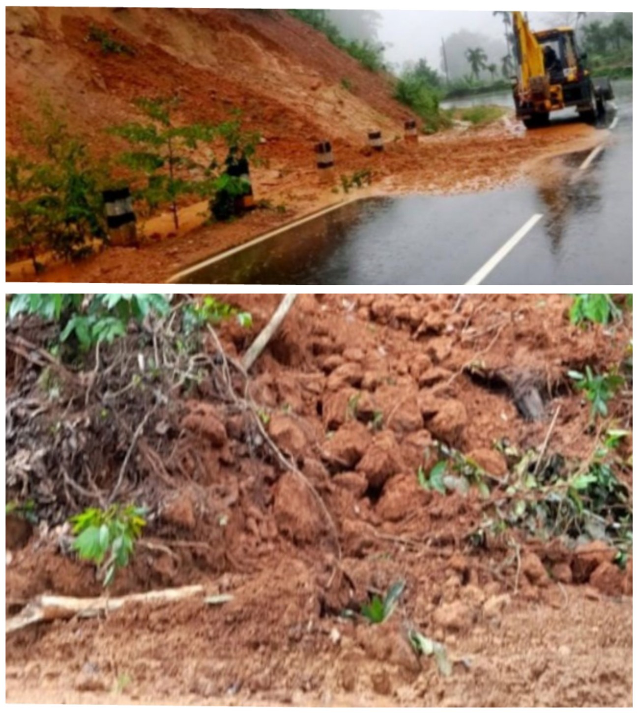 ಮಡಿಕೇರಿ: ಭಾರಿ ಮಳೆ | ತಾಳತ್’ಮನೆಯಲ್ಲಿ ಗುಡ್ಡ ಕುಸಿತ | ಅಪಾಯದಲ್ಲಿ ಮನೆಗಳು | ಜನರ ಸ್ಥಳಾಂತರಕ್ಕೆ ಸೂಚನೆ