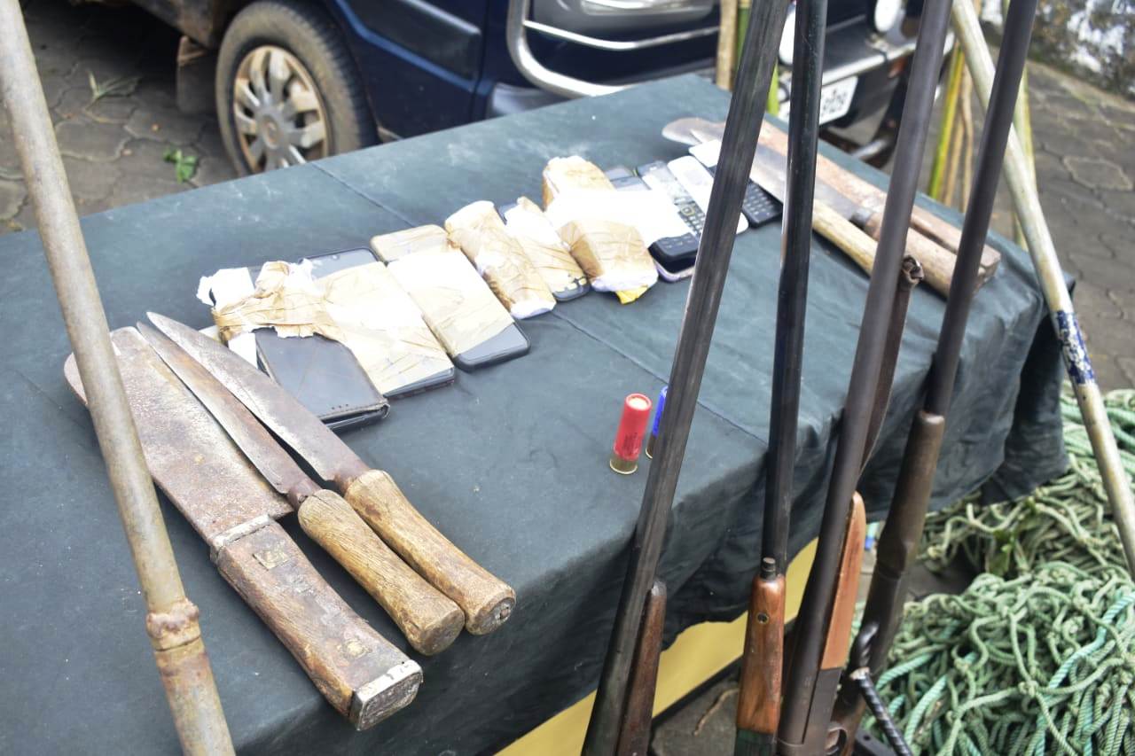 ಮಂಗಳೂರು: ಕಾಡುಪ್ರಾಣಿ ಬೇಟೆ – 12 ಮಂದಿ ಅರೆಸ್ಟ್, ಆಯುಧಗಳ ವಶ