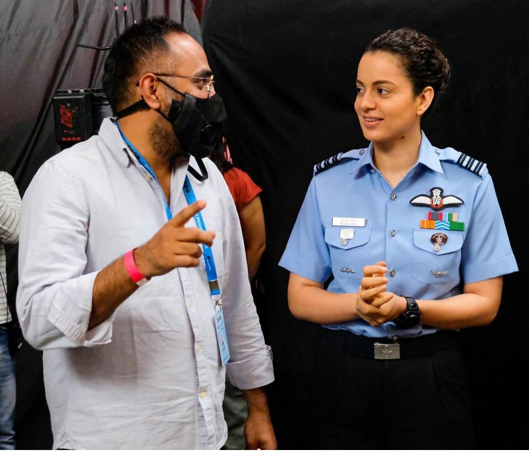 ಪೈಲಟ್ ಲುಕ್‍ನಲ್ಲಿ ಕಾಣಿಸಿಕೊಂಡ ಕಂಗನಾ ರಣಾವತ್