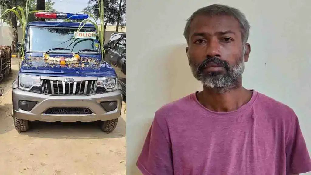 ಠಾಣೆಯೆದರು ನಿಲ್ಲಿಸಿದ್ದ ಪೊಲೀಸ್ ವಾಹನಕ್ಕೇ ಕನ್ನ ಹಾಕಿದ ಚಾಣಾಕ್ಷ ಕಳ್ಳ