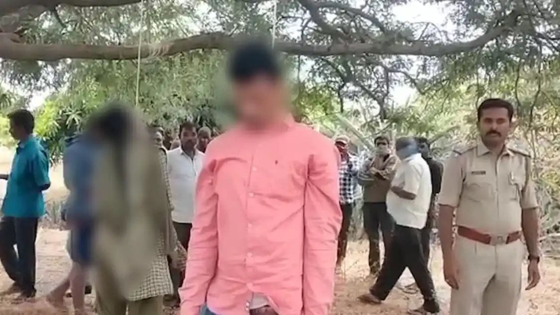 ಒಂದೇ ಮರದಲ್ಲಿ ನೇಣು ಬಿಗಿದು ಅಪ್ರಾಪ್ತೆಯ ಜೊತೆ ಯುವಕ ಆತ್ಮಹತ್ಯೆ