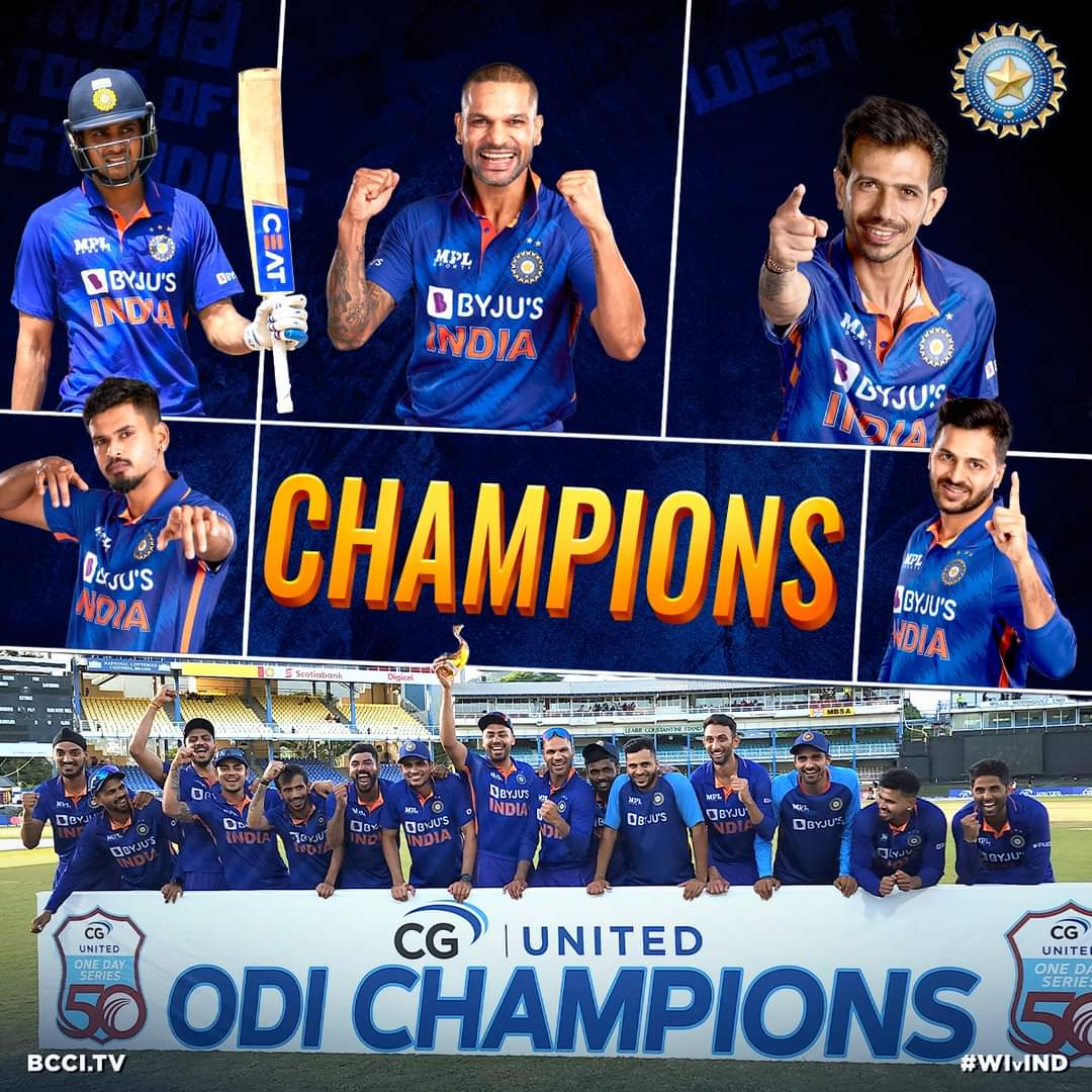 ಸರಣಿ ಕ್ಲೀನ್ ಸ್ವೀಪ್ ಮಾಡಿದ ಟೀಂ ಇಂಡಿಯಾ| ಕೆರೆಬಿಯನ್ ನಾಡಲ್ಲಿ ಮತ್ತೊಂದು ಐತಿಹಾಸಿಕ ದಾಖಲೆ