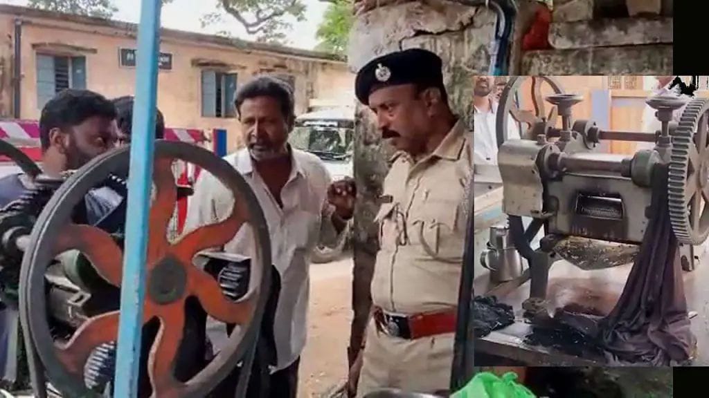 ಕಬ್ಬಿನ ಹಾಲು ತೆಗೆಯುವ ಯಂತ್ರಕ್ಕೆ ಬುರ್ಖಾ ಸಿಲುಕಿ ಮಹಿಳೆ ಸಾವು