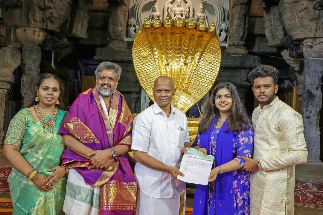 ತಿರುಪತಿ ತಿಮ್ಮಪ್ಪನಿಗೆ ಮುಸ್ಲಿಂ ಉದ್ಯಮಿಯಿಂದ ₹ 1ಕೋಟಿ ದೇಣಿಗೆ