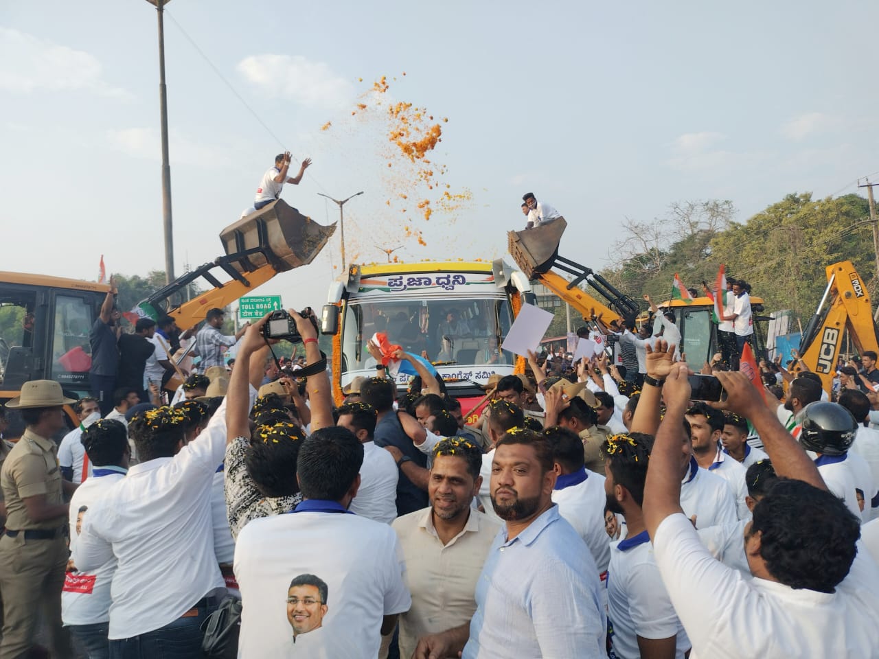 ಪ್ರಜಾಧ್ವನಿ ಯಾತ್ರೆಯನ್ನು ಭವ್ಯವಾಗಿ ಸ್ವಾಗತಿಸಿದ ಇನಾಯತ್ ಅಲಿ ಮೂಲ್ಕಿ!!