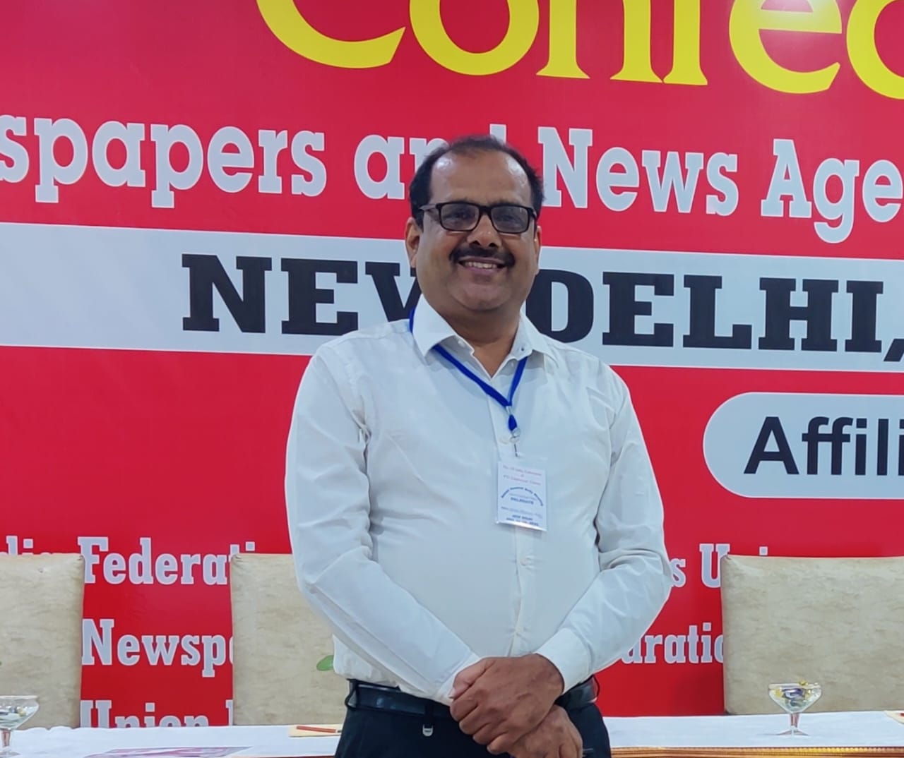 ಮಂಗಳೂರು: ಪತ್ರಕರ್ತರ ರಾಷ್ಟ್ರೀಯ ಸಮ್ಮೇಳನದಲ್ಲಿ ಕರ್ನಾಟಕ ಪ್ರತಿನಿಧಿಯಾಗಿ ಪಿ.ಬಿ.ಹರೀಶ್ ರೈ