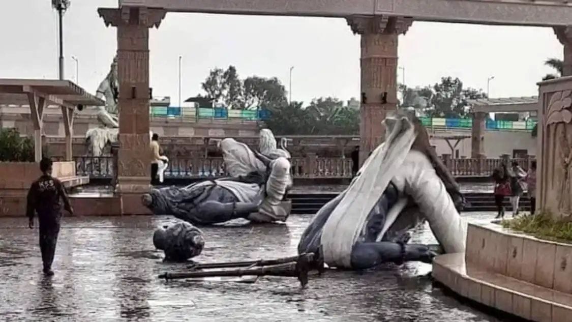ಧರೆಗುರುಳಿದ ಸಪ್ತರ್ಷಿಗಳು!! ಭೀಕರ ಗಾಳಿ ಮಳೆಗೆ ಭಾರೀ ಅನಾಹುತ; ಇಬ್ಬರ ಸಾವು