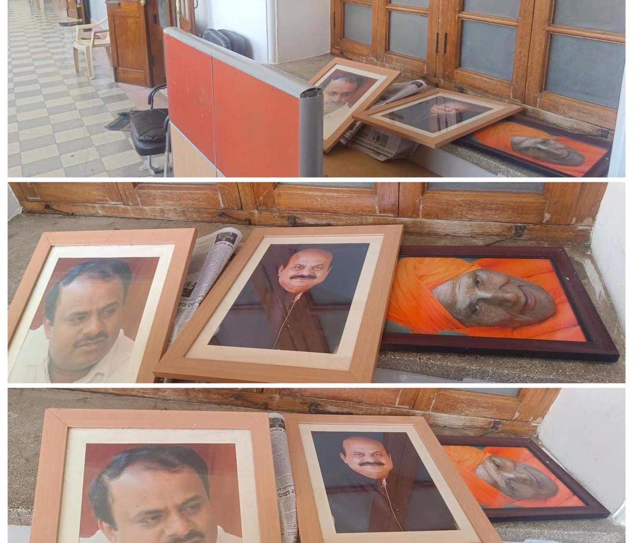 ನಡೆದಾಡುವ ದೇವರು ಸಿದ್ದಗಂಗಾ ಶ್ರೀಗಳಿಗೆ ರಾಜ್ಯ ಸರ್ಕಾರದಿಂದ ಅವಮಾನ| ವಿಧಾನಸೌಧದಿಂದ ಫೋಟೋ ಹೊರಹಾಕಿದ ಕಾಂಗ್ರೆಸ್