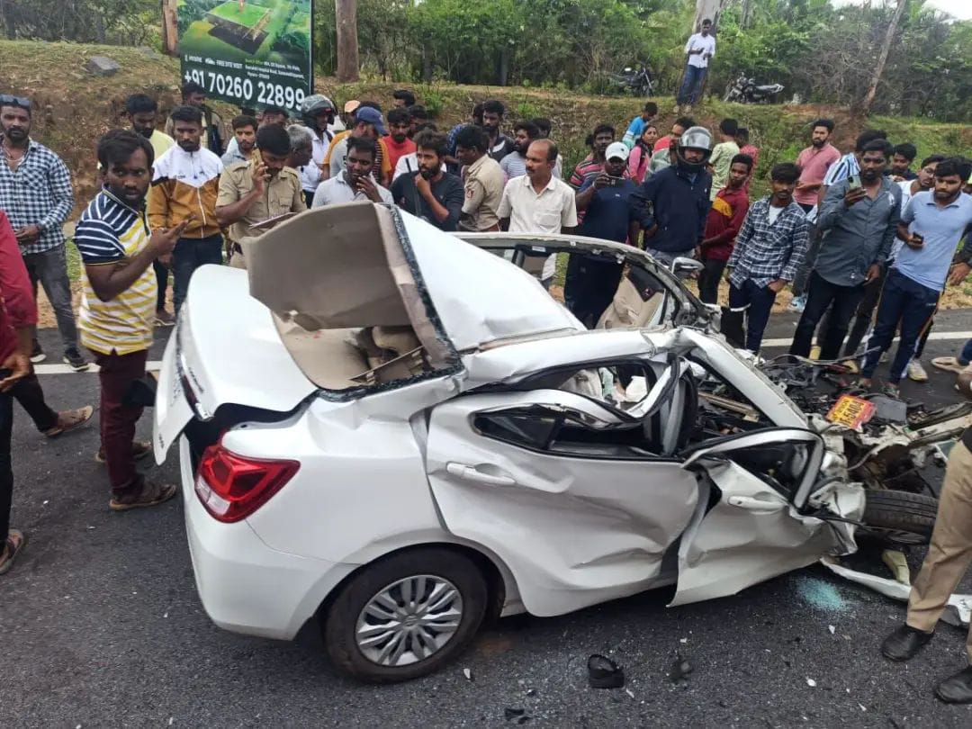 ಸೋಮವಾರಪೇಟೆ: ಭೀಕರ ಅಪಘಾತದಲ್ಲಿ ದಂಪತಿ ದುರ್ಮರಣ