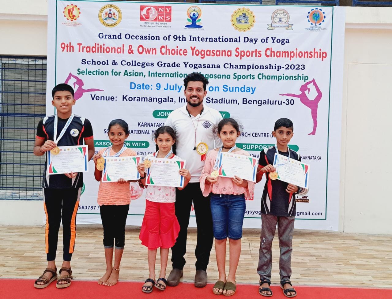 ಯೋಗ ಸ್ಪರ್ಧೆಯಲ್ಲಿ ಯೋಗೇನ ಚಿತ್ತಸ್ಯ ಯೋಗ ಕೇಂದ್ರಕ್ಕೆ ರಾಷ್ಟ್ರಮಟ್ಟದ ಪ್ರಶಸ್ತಿ