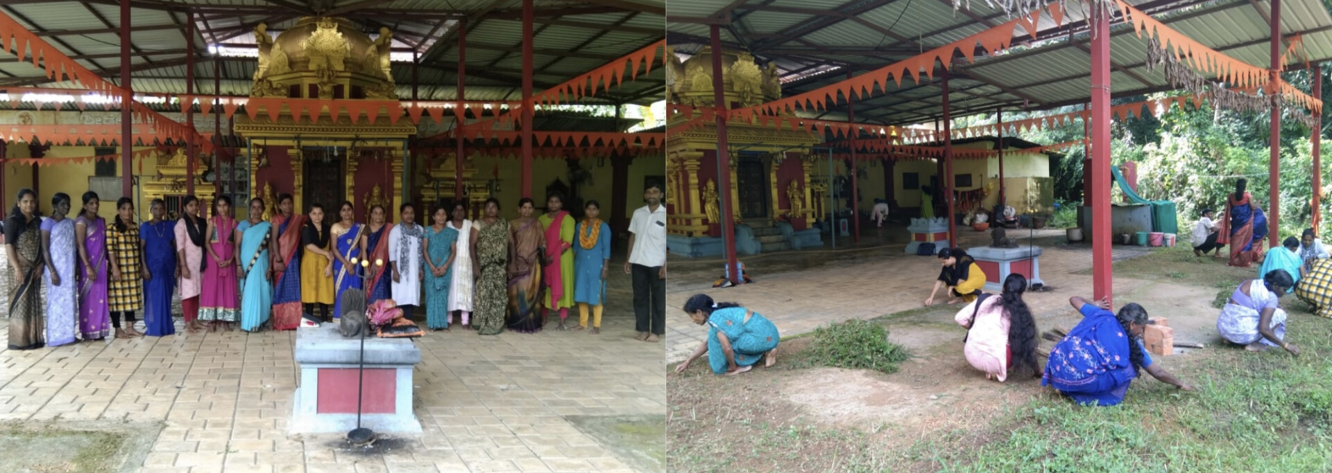 ಸುಳ್ಯ: ದರ್ಖಾಸ್ತು ಶ್ರೀ ಮುತ್ತು ಮರಿಯಮ್ಮ ದೇವಸ್ಥಾನದಲ್ಲಿ ಸ್ವಚ್ಚತಾ ಕಾರ್ಯಕ್ರಮ