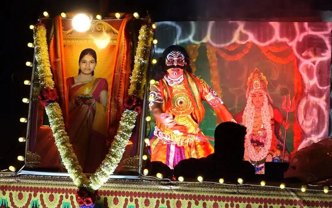 ಮಂಗಳೂರು: ವಾಮಂಜೂರು ಶಾರದೋತ್ಸವದಲ್ಲಿ ಪ್ರದರ್ಶನಗೊಂಡ ಸೌಜನ್ಯಳ ಫೋಟೋ ಇದ್ದ ಟ್ಯಾಬ್ಲೋ