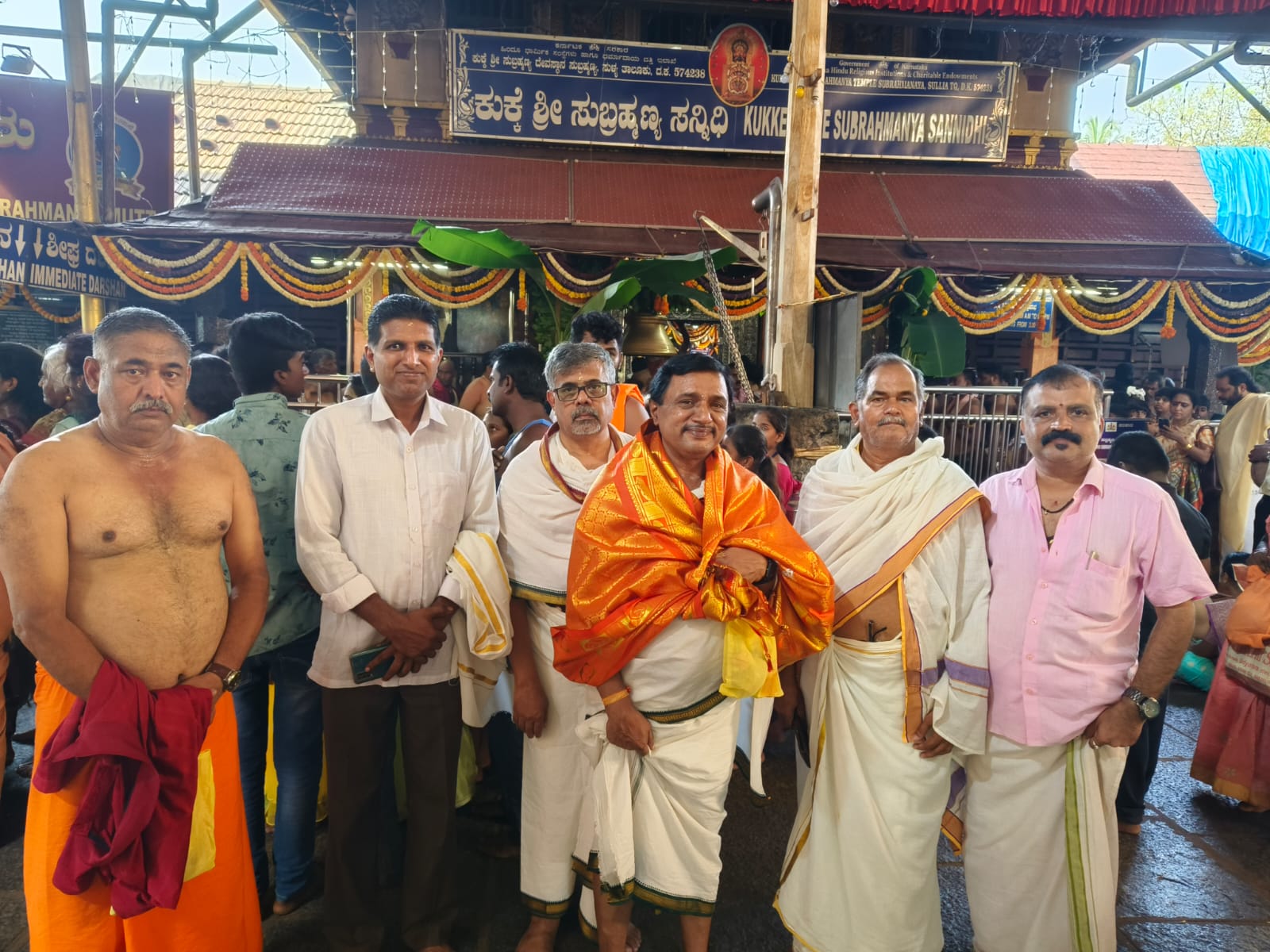 ಕುಕ್ಕೆಗೆ ಇಸ್ರೋ ನಿರ್ದೇಶಕ ರಾಮಕೃಷ್ಣ ಭೇಟಿ