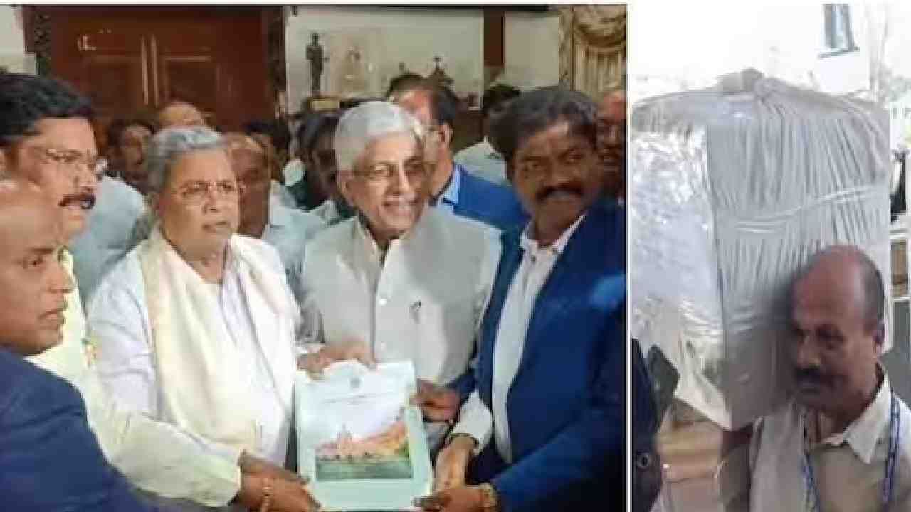 ಜಯಪ್ರಕಾಶ್​ ಹೆಗ್ಡೆ ಅವರಿಂದ ಜಾತಿಗಣತಿ ವರದಿ ಸ್ವೀಕರಿಸಿದ ಸಿಎಂ…