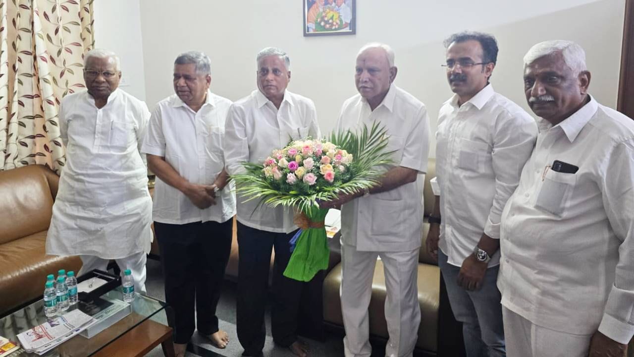 ಮುನಿಸು ಮರೆತು ಮತ್ತೆ ಒಂದಾದ ಬಿಎಸ್ ವೈ ಮತ್ತು ವಿ.ಸೋಮಣ್ಣ
