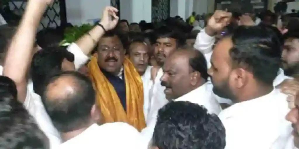 ವಿಧಾನಸೌಧದಲ್ಲಿ ಪಾಕ್ ಪರ ಘೋಷಣೆ ಕೂಗಿದ ಮೂವರು ಅರೆಸ್ಟ್