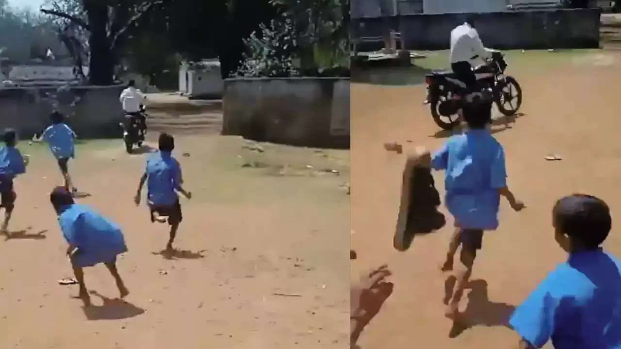 ಕುಡಿದು ಬಂದ ಶಿಕ್ಷಕನಿಗೆ ಚಪ್ಪಲಿ ಏಟು ನೀಡಿ ಹೊಡೆದೋಡಿಸಿದ ವಿದ್ಯಾರ್ಥಿಗಳು