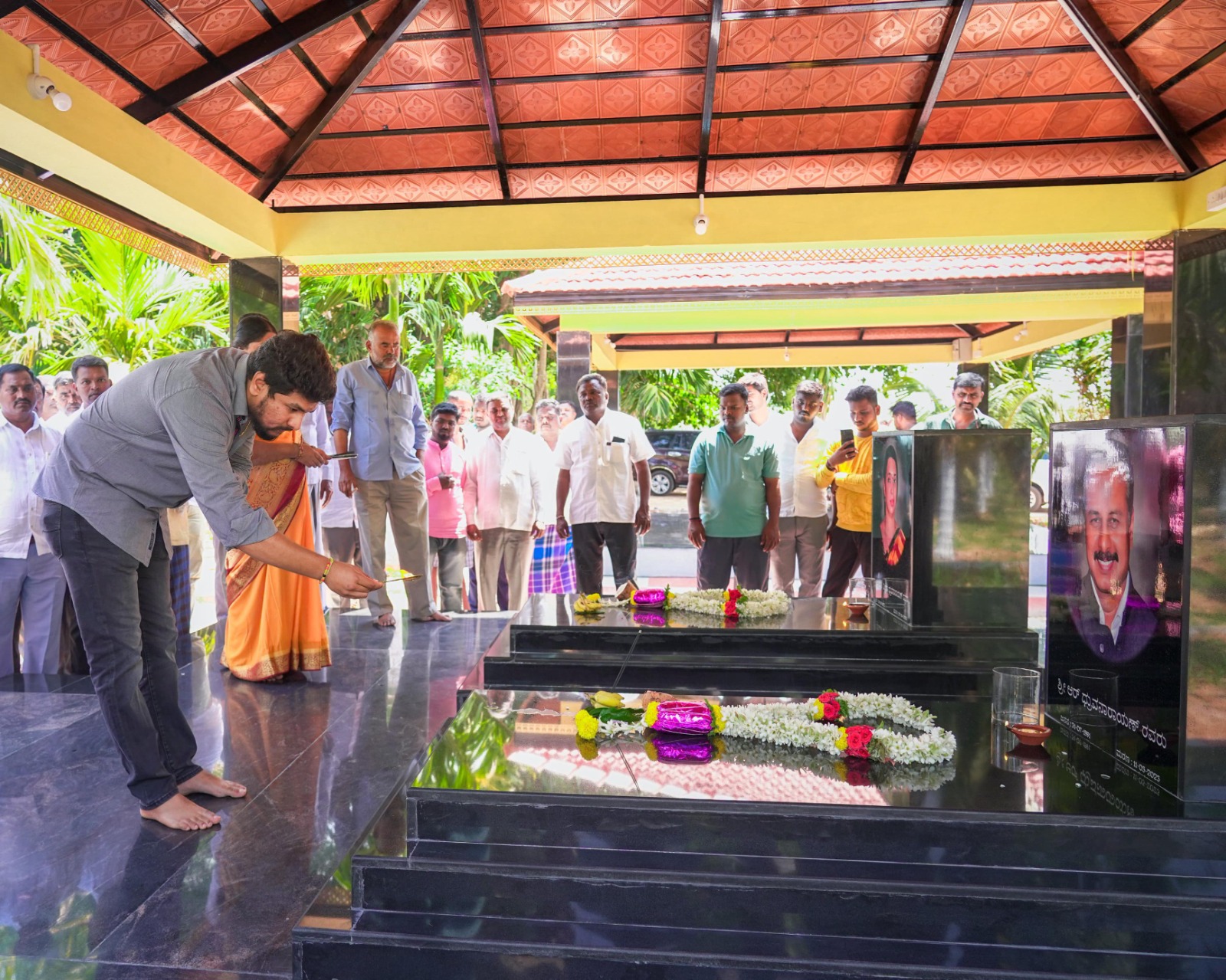 ಹೆಗ್ಗವಾಡಿ ಗ್ರಾಮಕ್ಕೆ ಶಾಸಕ ದರ್ಶನ್ ಧ್ರುವ ನಾರಾಯಣ್ ಭೇಟಿ