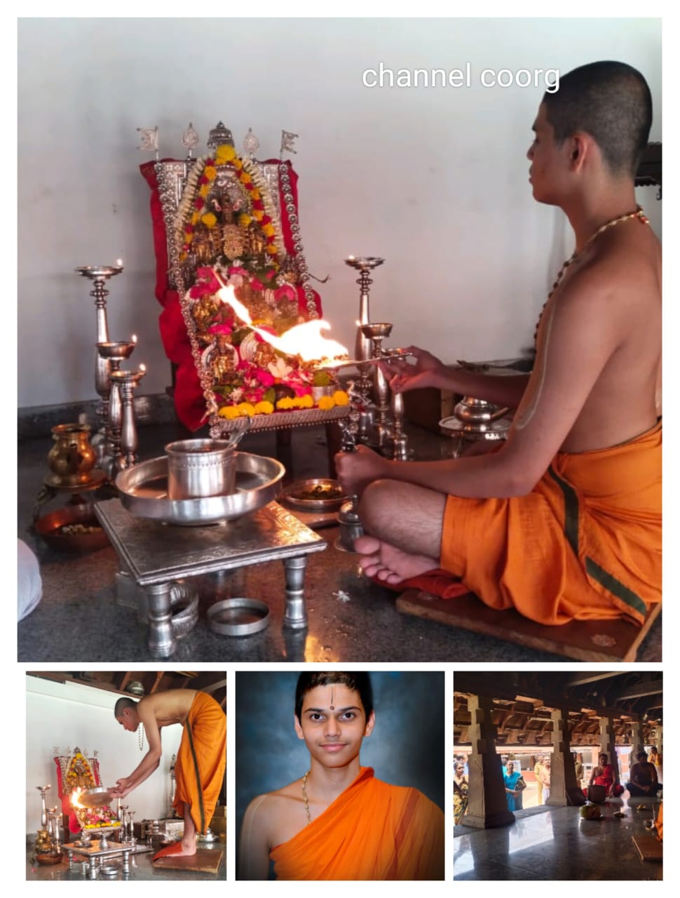 ಮಳೆಗಾಗಿ ಪ್ರಾರ್ಥನೆ: ಭಾಗಮಂಡಲ, ತಲಕಾವೇರಿಯಲ್ಲಿ ಉಡುಪಿಯ ಶಿರೂರು ಮಠದ ಯತಿಗಳಿಂದ ವಿಶೇಷ ಪೂಜೆ