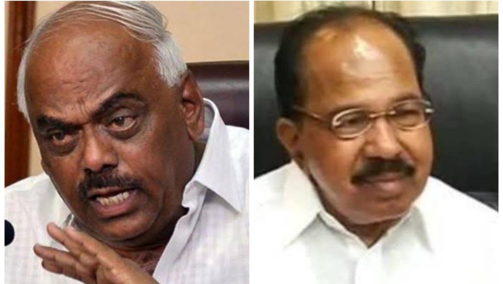 ಚುನಾವಣಾ ರಾಜಕೀಯಕ್ಕೆ ನಿವೃತ್ತಿ ಘೋಷಿಸಿದ ಮಾಜಿ ಸಿಎಂ ವೀರಪ್ಪ ಮೊಯ್ಲಿ, ಮಾಜಿ ಸ್ಪೀಕರ್ ರಮೇಶ್ ಕುಮಾರ್