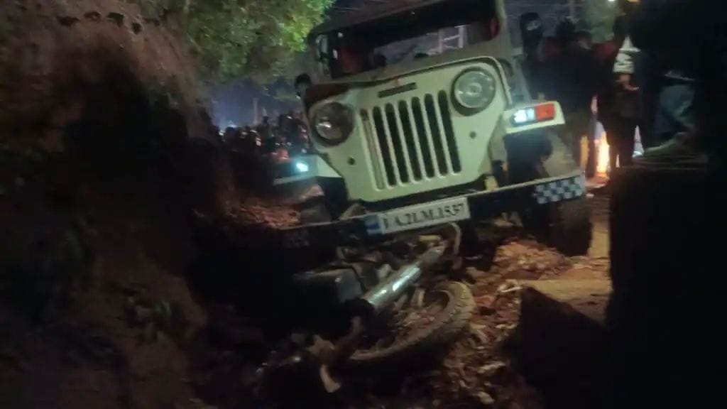 ಪುತ್ತೂರು: ಬೈಕ್ ಗೆ ಡಿಕ್ಕಿ ಹೊಡೆದ ಜೀಪ್| ಬೈಕ್ ಸವಾರ ಸಾವು, ಮಕ್ಕಳು ಗಂಭೀರ