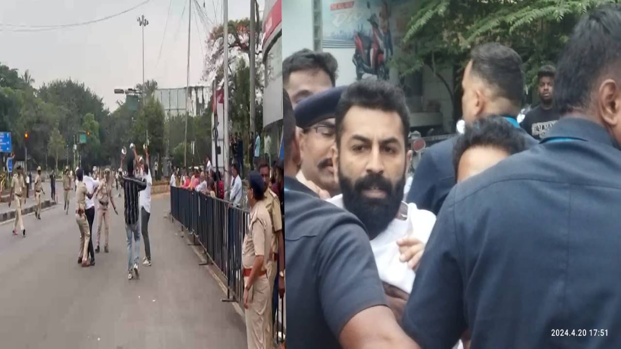 ಬೆಂಗಳೂರಿನಲ್ಲಿ ಪ್ರಧಾನಿ ಮೋದಿಗೆ ಭದ್ರತಾ ಲೋಪ|ರಸ್ತೆಗಿಳಿದು ಚೊಂಬು ಪ್ರದರ್ಶಿಸಿದ ನಲಪಾಡ್