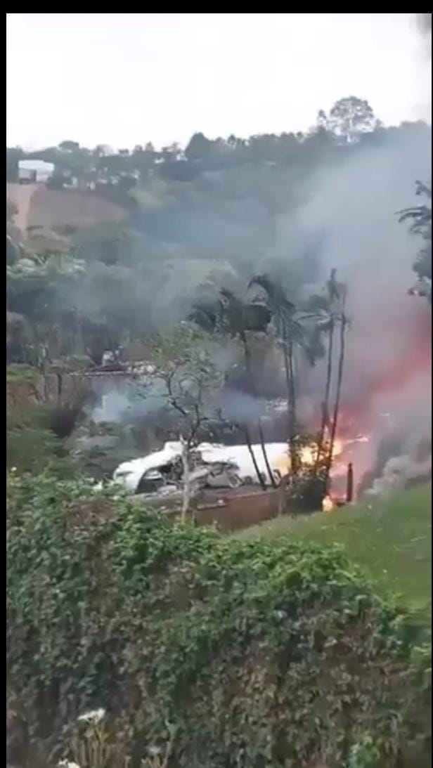 ಬ್ರೆಜಿಲ್‌ನಲ್ಲಿ ಭೀಕರ ವಿಮಾನ ದುರಂತ| 70 ಮಂದಿ ಸಜೀವ ದಹನ