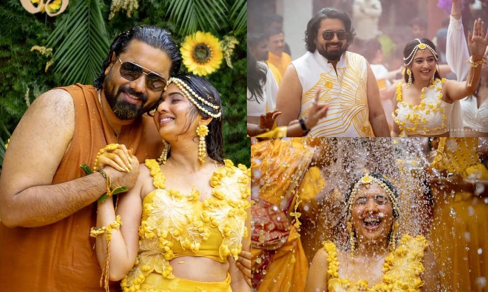 ಅದ್ಧೂರಿಯಾಗಿ ಅರಿಶಿಣ ಶಾಸ್ತ್ರ ಮಾಡಿಕೊಂಡ ತರುಣ್-ಸೋನಲ್ 