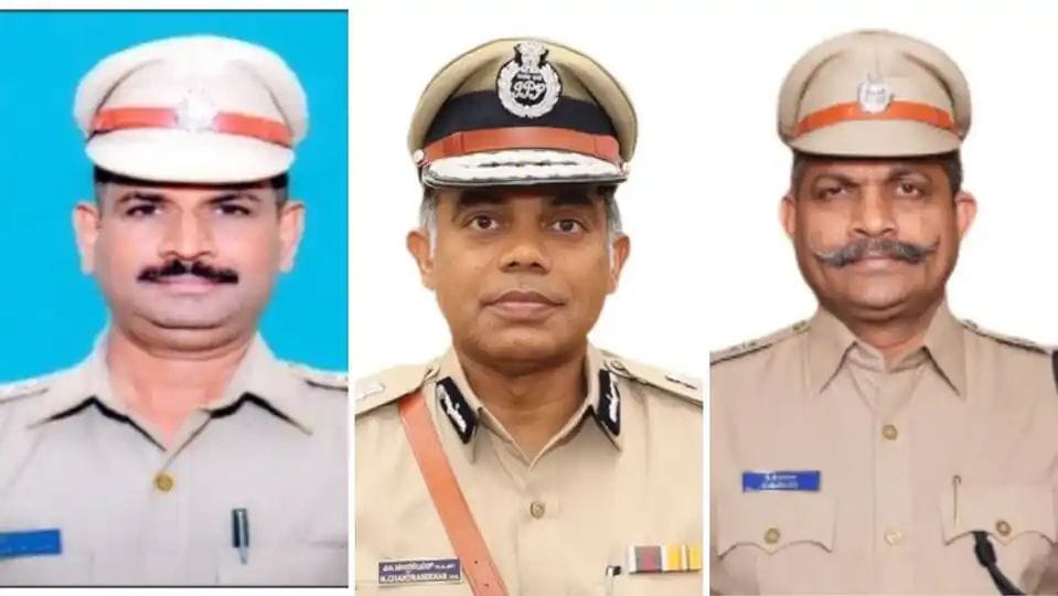 ರಾಜ್ಯದ 19 ಪೊಲೀಸ್ ಅಧಿಕಾರಿಗಳಿಗೆ ರಾಷ್ಟ್ರಪತಿ ಪದಕ
