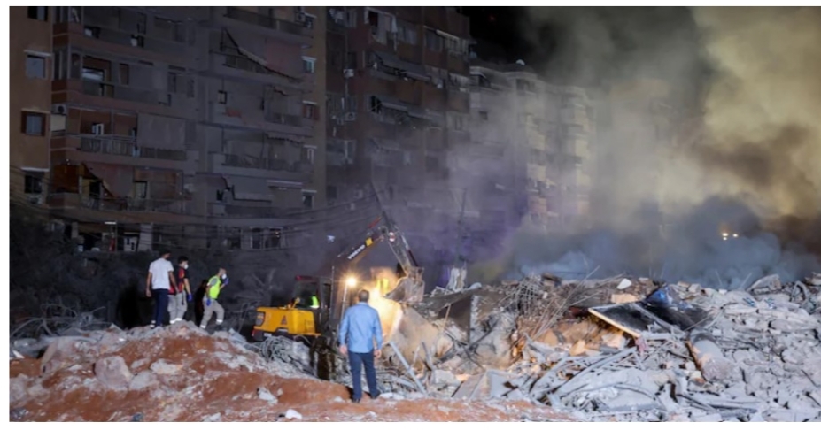 ಇಸ್ರೇಲ್ ದಾಳಿಗೆ ಹಿಜ್ಜುಲ್ಲ ಕೇಂದ್ರ ಕಚೇರಿ ಧ್ವಂಸ