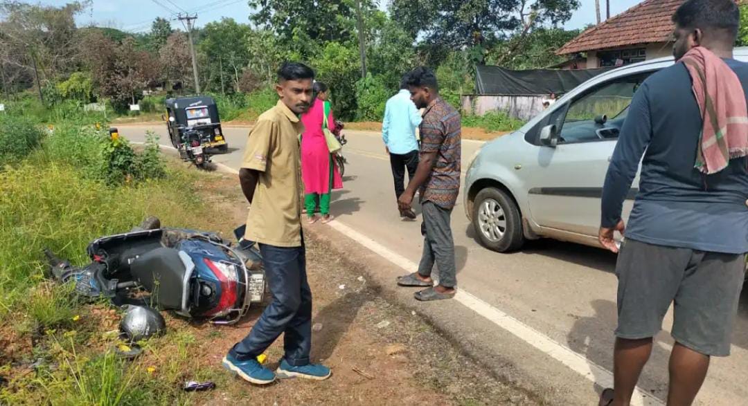 ಕಾರು-ಬೈಕ್ ಡಿಕ್ಕಿ;ಬೈಕ್ ಸವಾರ ಸಾವು