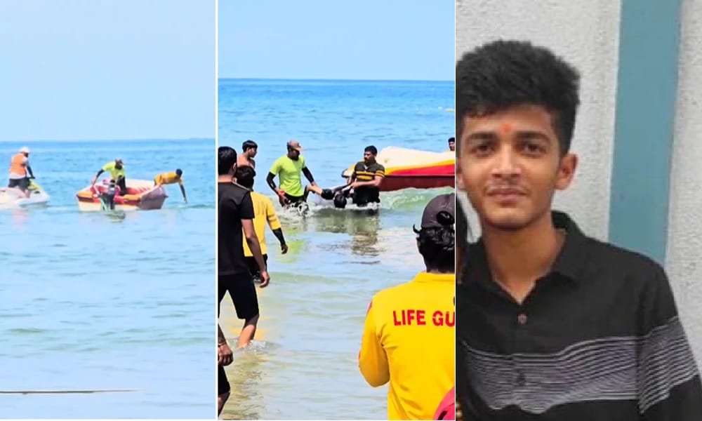 ಪ್ರವಾಸಕ್ಕೆ ತೆರಳಿದ್ದಾಗ ಸಮುದ್ರದಲ್ಲಿ ಮುಳುಗಿ ವಿದ್ಯಾರ್ಥಿ ಸಾವು