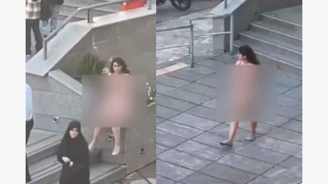 ಹಿಜಾಬ್ ವಿರೋಧಿಸಿ ಬಟ್ಟೆ ಕಿತ್ತೆಸೆದ ಯುವತಿ| ಸಾಮಾಜಿಕ ಜಾಲತಾಣಗಳಲ್ಲಿ ಫೋಟೋ ವೈರಲ್