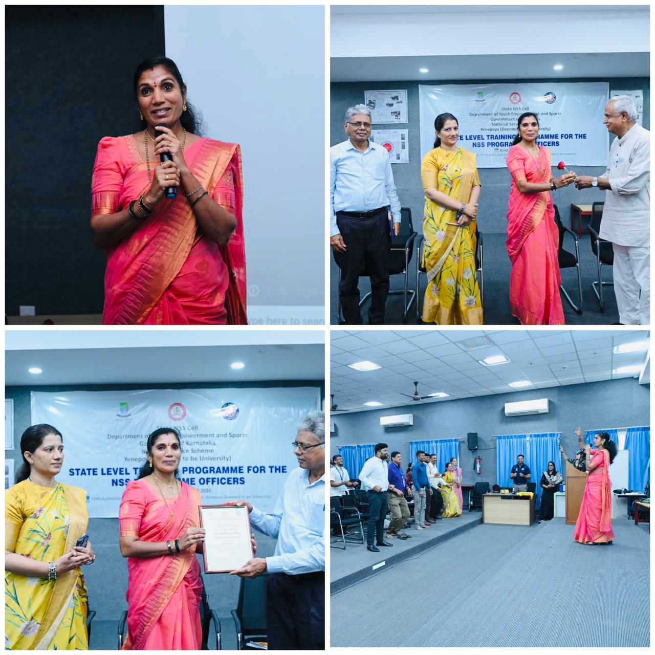 ರಾಜ್ಯಮಟ್ಟದ ಎನ್ಎಸ್ಎಸ್ ಕಾರ್ಯಕ್ರಮಾಧಿಕಾರಿಗಳ‌ ತರಬೇತಿ ಶಿಬಿರದಲ್ಲಿ ಸಂಪನ್ಮೂಲ ವ್ಯಕ್ತಿಯಾಗಿ ಡಾ.ಅನುರಾಧಾ ಕುರುಂಜಿ