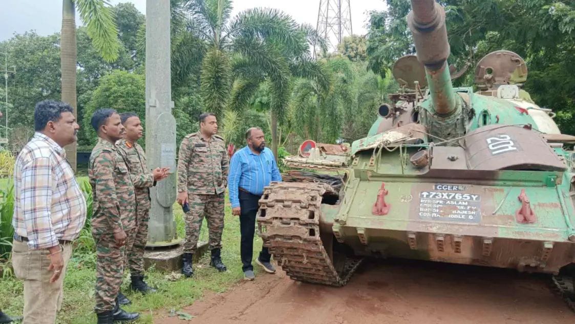 ಮಂಗಳೂರಿಗೆ ಬಂದಿಳಿದ T-55 ಯುದ್ಧ ಟ್ಯಾಂಕ್