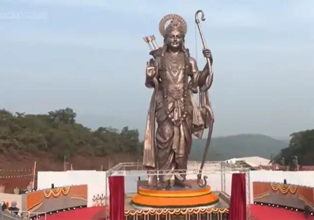 ಗೋವಾದಲ್ಲಿ ವಿಶ್ವದ ಅತೀದೊಡ್ಡ ಶ್ರೀರಾಮನ ಮೂರ್ತಿ ಲೋಕಾರ್ಪಣೆ ಮಾಡಿದ ಪ್ರಧಾನಿ ಮೋದಿ