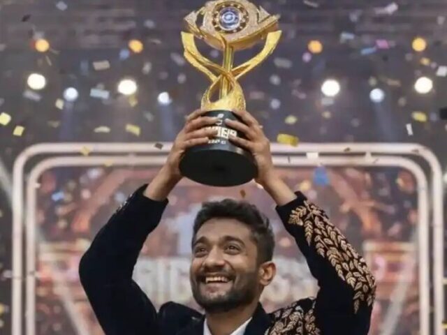 BBK12- ಪ್ರಶಸ್ತಿ ‌ಮುಡಿಗೇರಿಸಿಕೊಂಡ ಗಿಲ್ಲಿನಟ