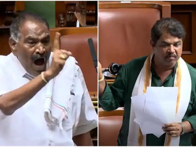 ಪ್ರತಿಪಕ್ಷದ ಸದಸ್ಯರಿಂದ ಭಾಷಣಕ್ಕೆ ಅಡ್ಡಿ| ಬಿಜೆಪಿ, ಆರ್ ಎಸ್ಎಸ್ ವಿರುದ್ಧ ಶಾಸನ ಶಿವಲಿಂಗೇಗೌಡ ಕಿಡಿ