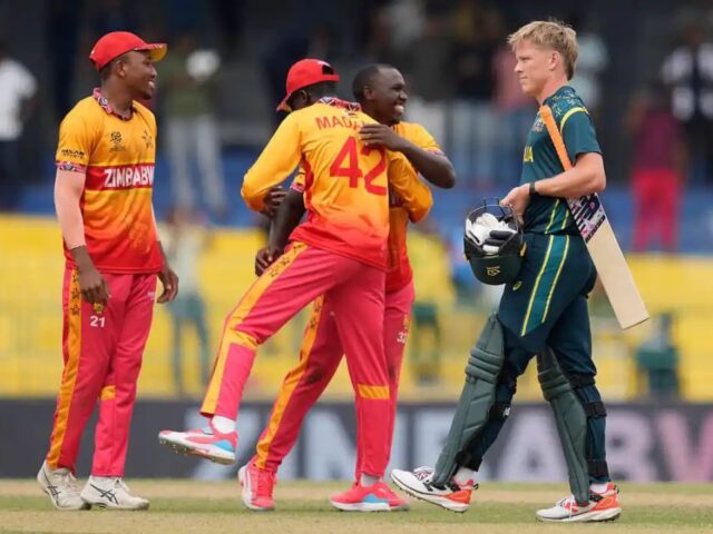 ಟಿ20 ವಿಶ್ವಕಪ್| ಆಸ್ಟ್ರೇಲಿಯಾ ಗೆದ್ದ ಜಿಂಬಾಬ್ವೆ