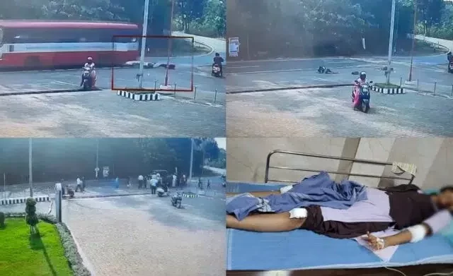 ಬೆಳ್ತಂಗಡಿ: ಚಲಿಸುತ್ತಿದ್ದ ಬಸ್ ನಿಂದ ಎಸೆಯಲ್ಪಟ್ಟ ವಿದ್ಯಾರ್ಥಿನಿಯರು ಗಂಭೀರ