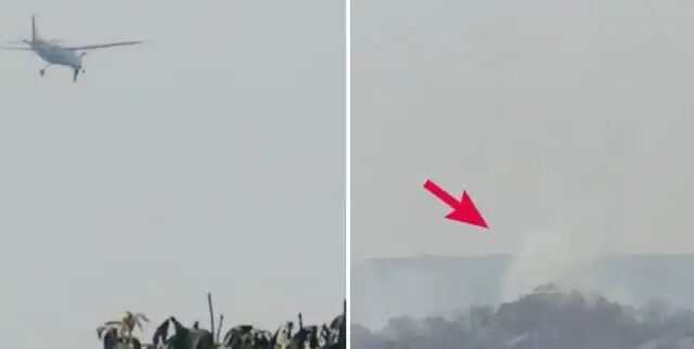 ಛತ್ತೀಸ್ ಘಡದಲ್ಲಿ ಬೆಟ್ಟಕ್ಕೆ ಅಪ್ಪಳಿಸಿ ಖಾಸಗಿ‌ ಜೆಟ್ ವಿಮಾನ ಪತನ| ಪ್ರಯಾಣಿಕರು ಸಾವನ್ನಪ್ಪಿರುವ ಶಂಕೆ