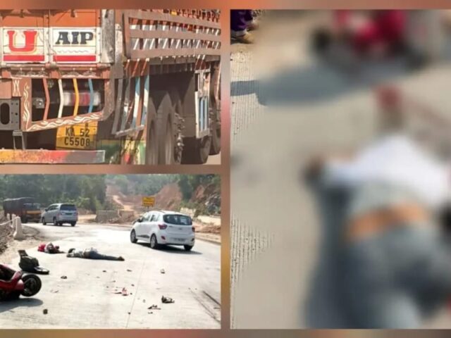 ರಾಷ್ಟ್ರೀಯ ಹೆದ್ದಾರಿ 75ರ ನೀರಕಟ್ಟೆ ಬಳಿ ಭೀಕರ ಅಪಘಾತ| ಲಾರಿ ಡಿಕ್ಕಿ ಹೊಡೆದು ಸ್ಕೂಟರ್ ಸವಾರ ದುರ್ಮರಣ| ಸಹ ಸವಾರೆ ಗಂಭೀರ
