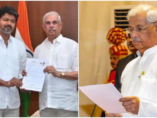 ಸರ್ಕಾರ ನಿರ್ಮಾಣಕ್ಕೆ ಮ್ಯಾಜಿಕ್ ನಂಬರ್ ಅಡ್ಡಿ| ವಿಜಯ್ ಗೆ ಬಹುಮತದೊಂದಿಗೆ ಬರಲು ರಾಜ್ಯಪಾಲರ ಸೂಚನೆ