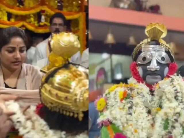 ಬಂಟ್ವಾಳ: ಕೊರಗಜ್ಜನಿಗೆ ಹರಕೆ ಕೋಲ ನೆರವೇರಿಸಿದ ನಟಿ ರಚಿತಾ ರಾಮ್